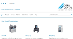 Desktop Screenshot of duerrdental.com